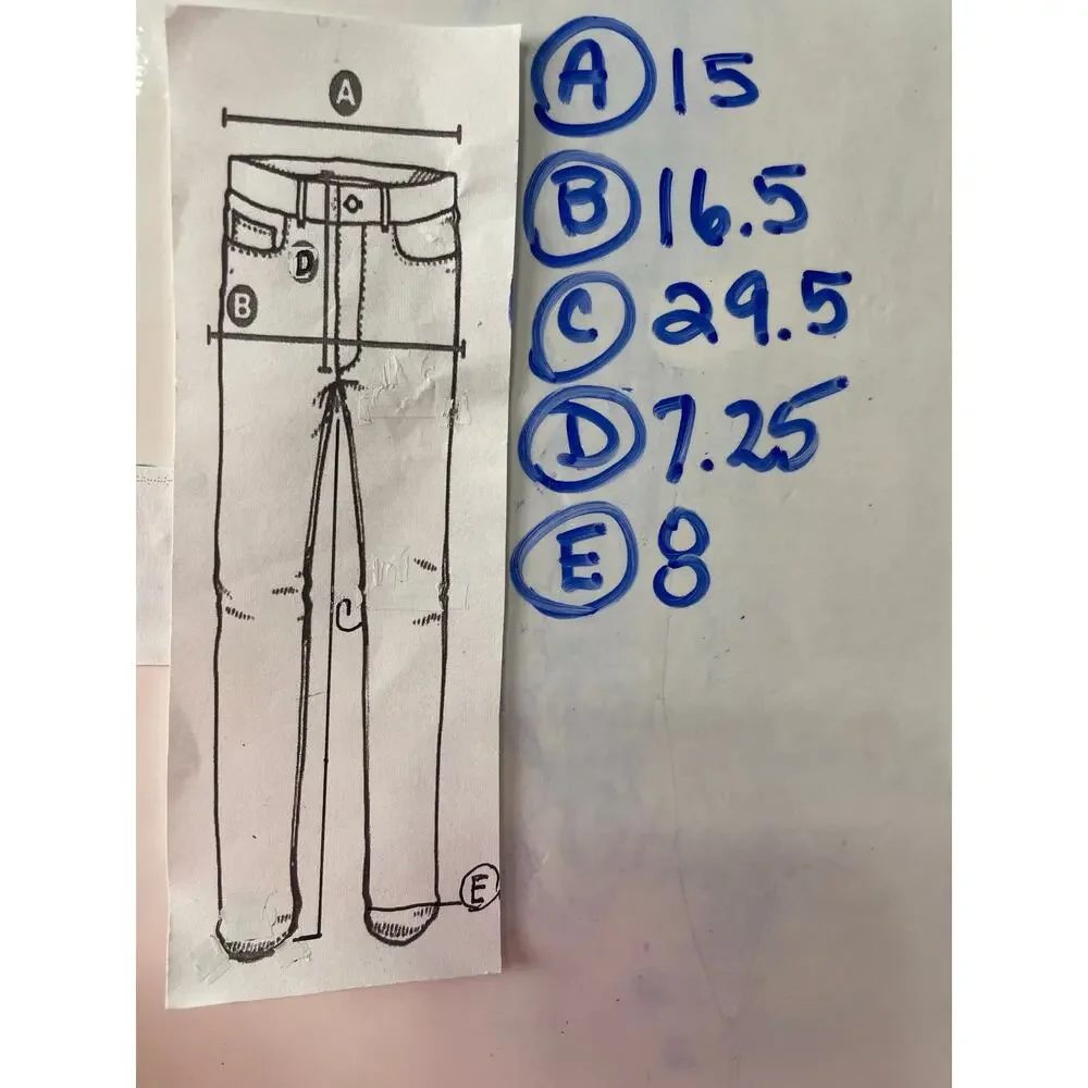 EUC - MEK Denim Easter Island Low Rise Distressed Bootcut Jeans